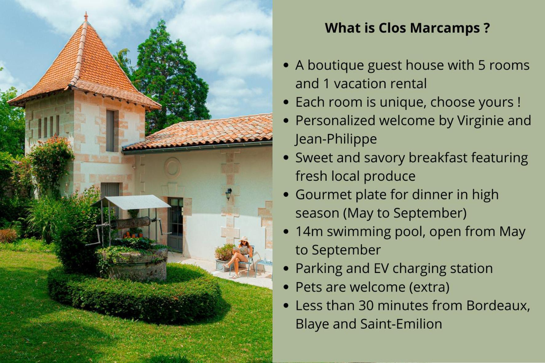 Clos Marcamps - Teritoria Prignac-et-Marcamps ภายนอก รูปภาพ