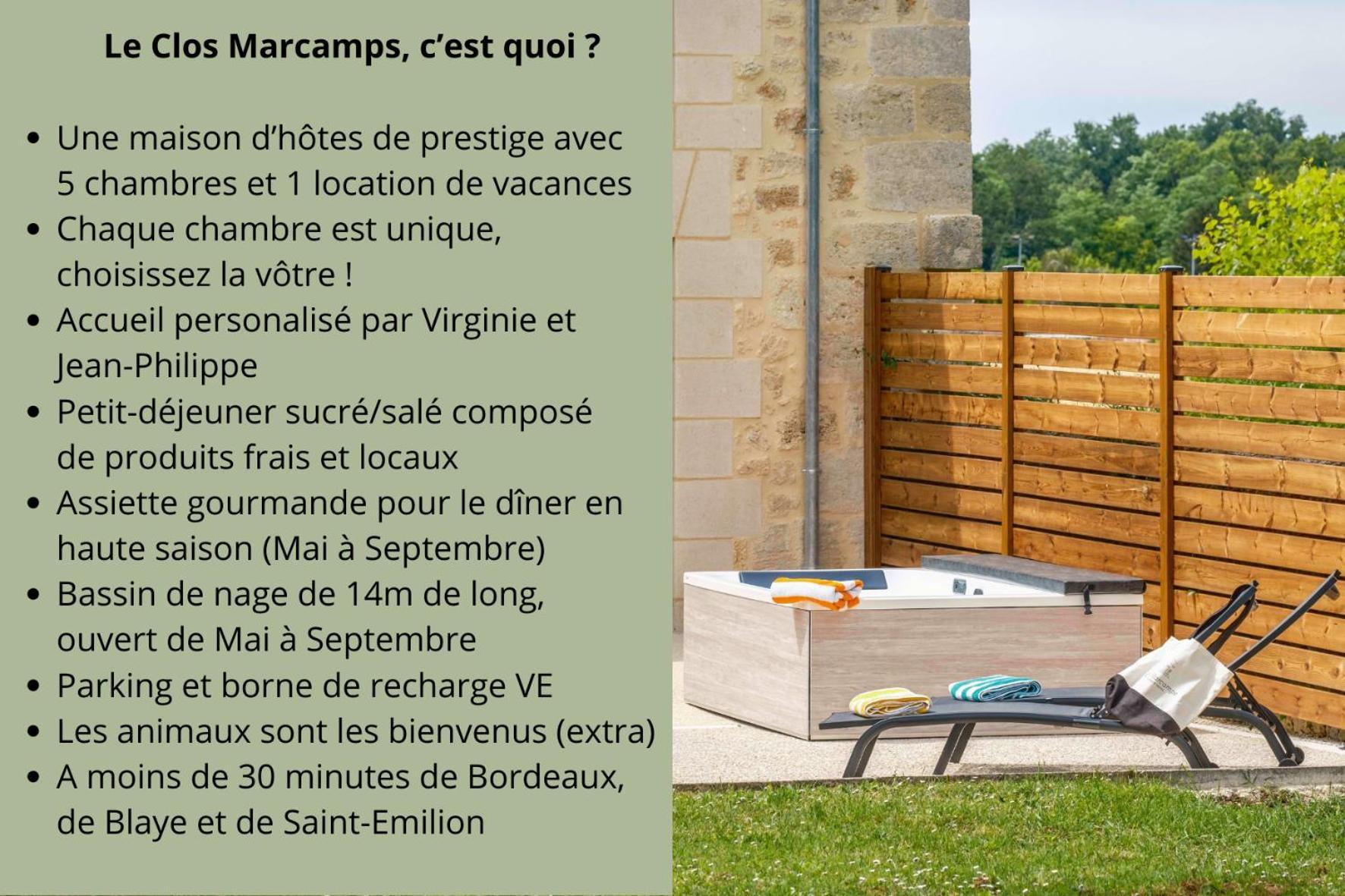 Clos Marcamps - Teritoria Prignac-et-Marcamps ภายนอก รูปภาพ